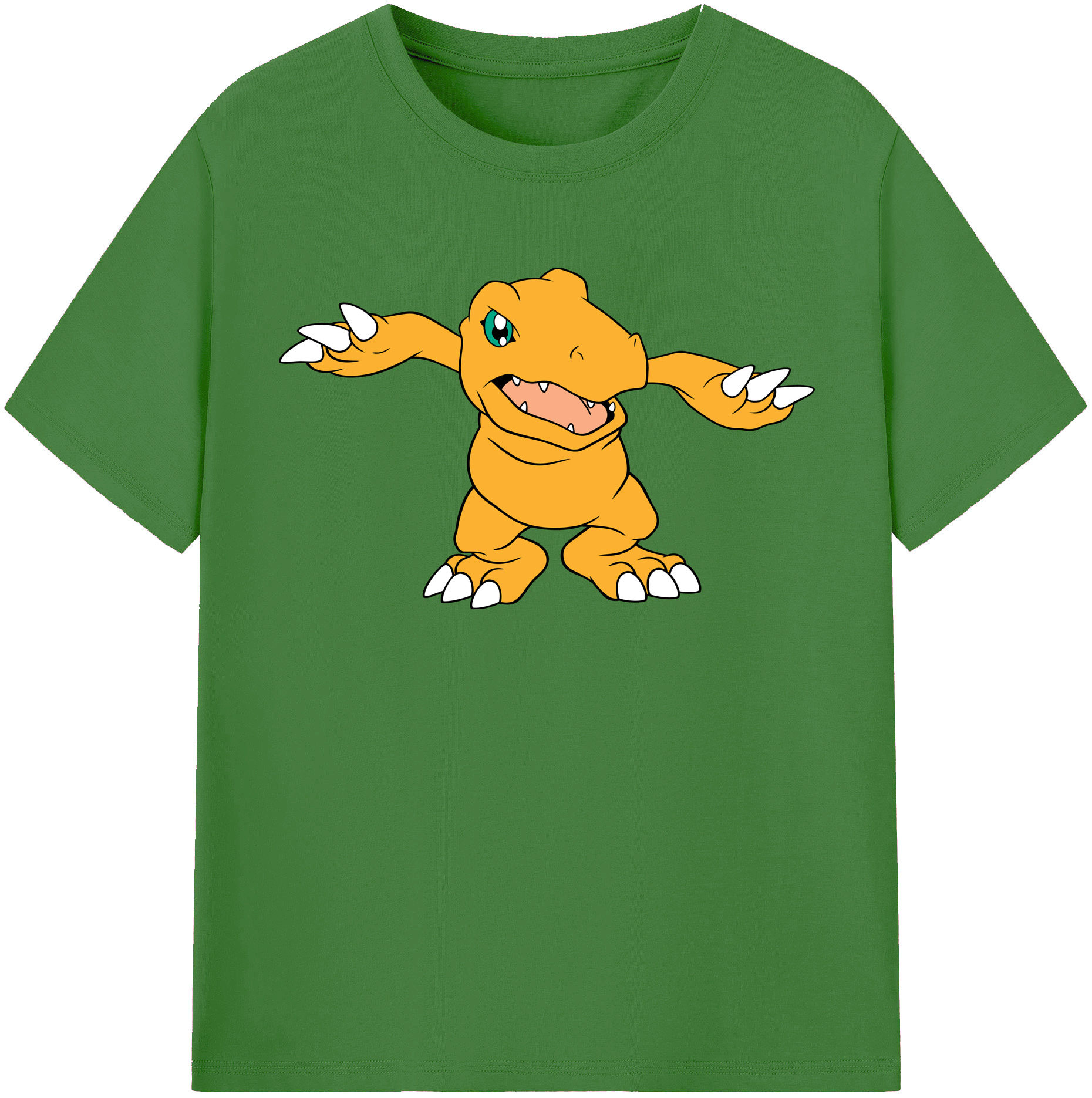 （画像用） Digimon デジタルモンスター/デジモン レディースカジュアルプリントTシャツ（綿100％）